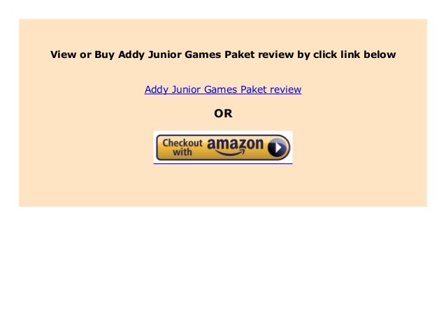 Best Buy Addy Junior Games Paket Review 878