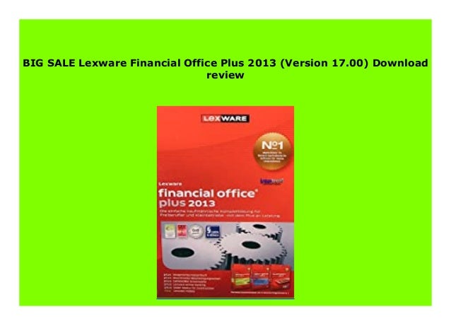 Sell Lexware Financial Office Plus 13 Version 17 00 Download Re