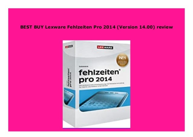 New Lexware Fehlzeiten Pro 14 Version 14 00 Review 172