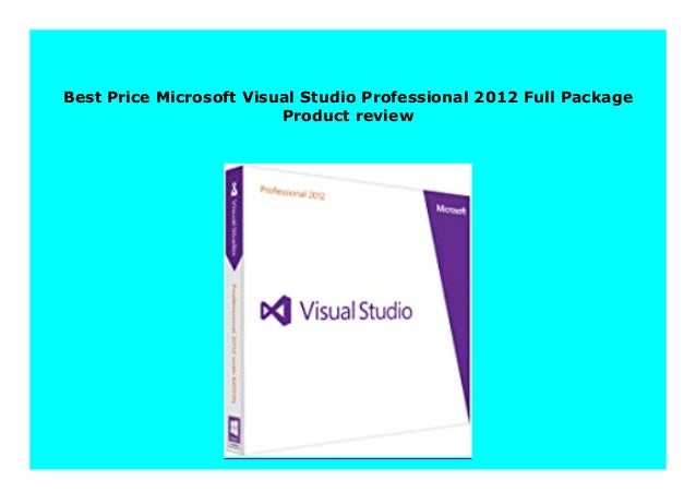 Visual Studio 2012 Professional Visual Studio 2012 Professional
