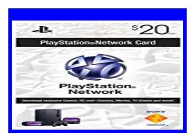 sony playstation network card