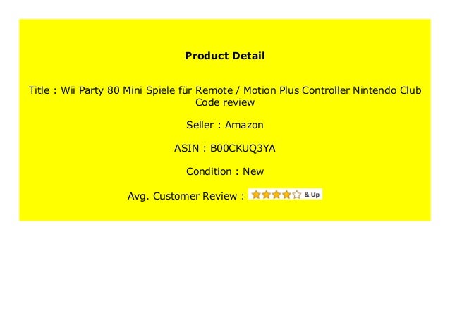 wii party motion plus