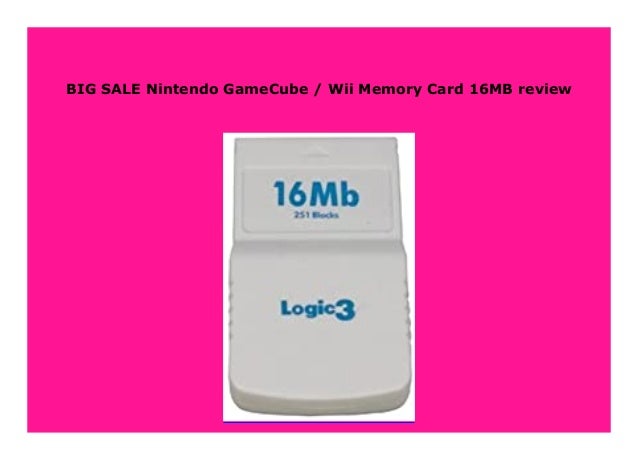 16mb gamecube memory card