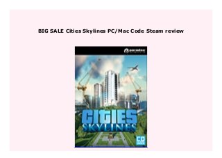 BIG SALE Cities Skylines PC/Mac Code Steam review
 