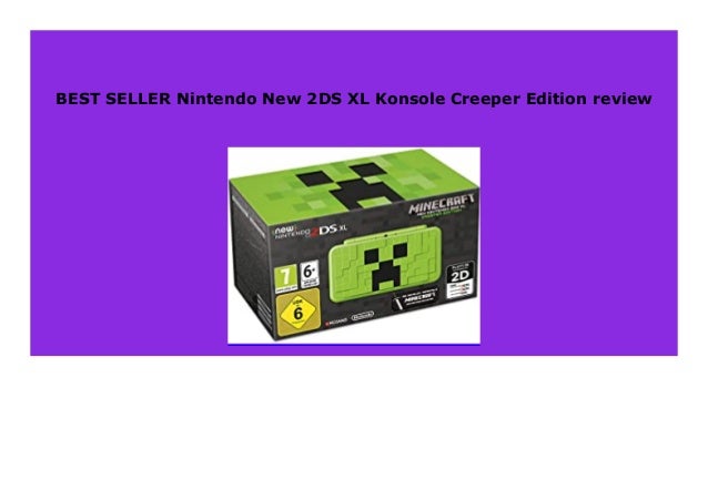 nintendo 2ds xl creeper edition