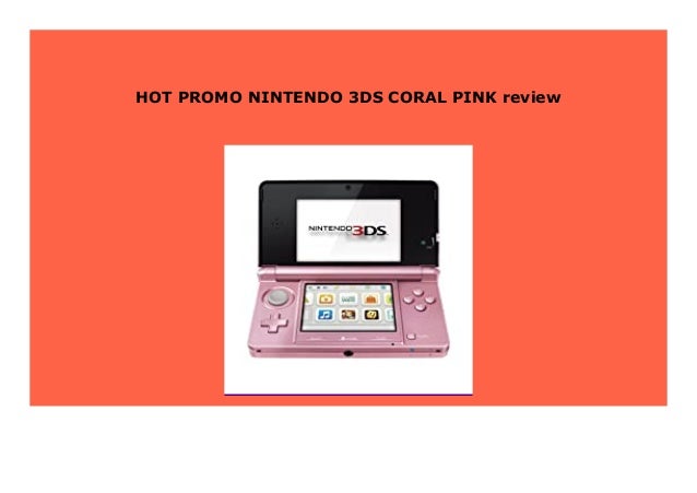 nintendo 3ds coral pink