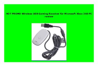 HOT PROMO Wireless USB Gaming Receiver für Microsoft Xbox 360 PC
review
 