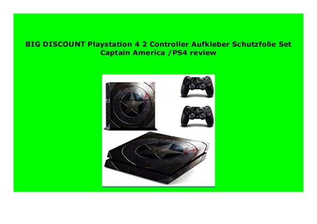 Best Price Playstation 4 2 Controller Aufkleber Schutzfolie Set C