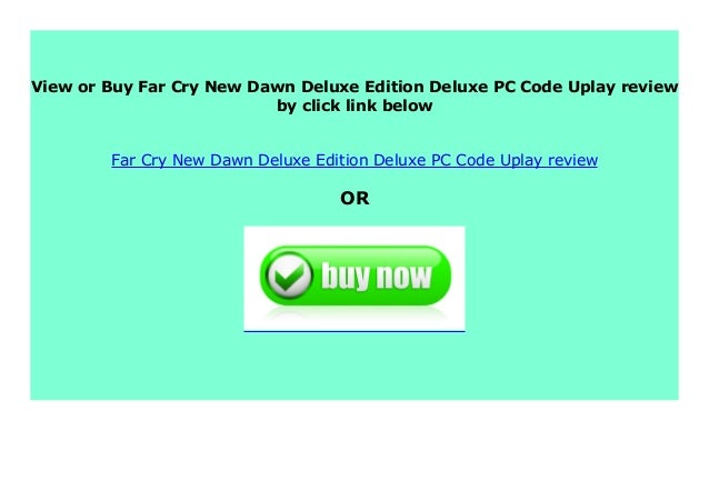 Hot Sale Far Cry New Dawn Deluxe Edition Deluxe Pc Code Upla