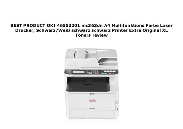oki mc363dn printer