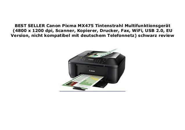 pixma mx475 scanner