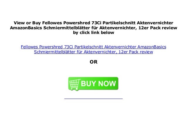 Basics Schmiermittelbl/ätter f/ür Aktenvernichter 12er-Pack