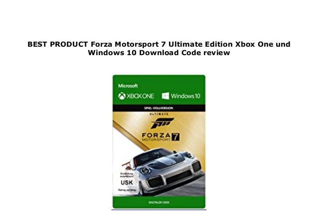 forza motorsport 7 price xbox one