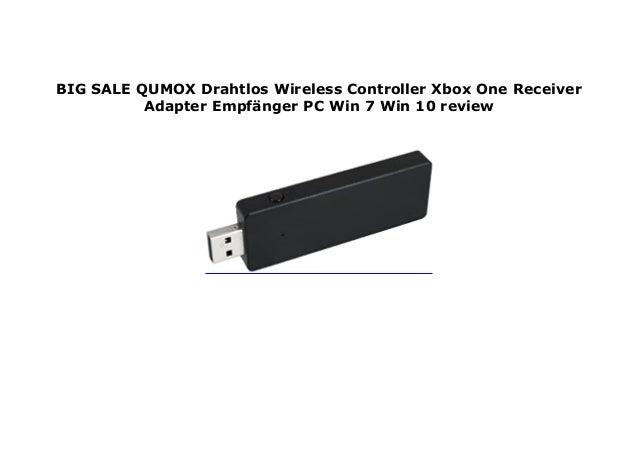 xbox one receiver pc