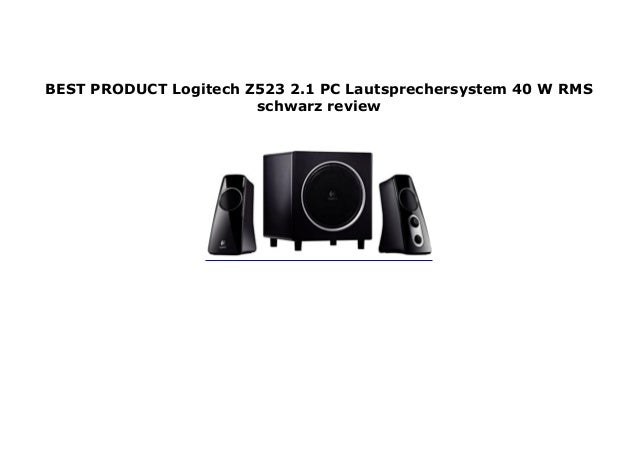 logitech z523 2.1