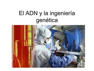 El ADN y la ingeniería
genética
 
