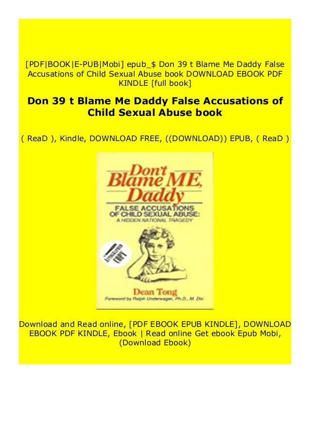 False accusations of sex abuse