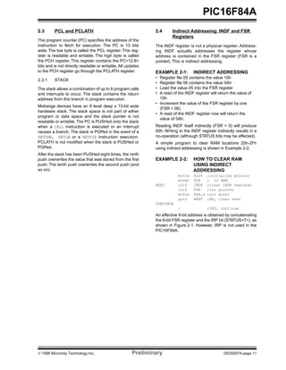 16f84a datasheet | PDF