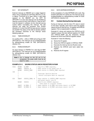 16f84a datasheet | PDF