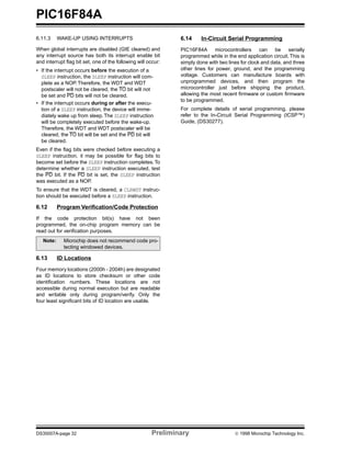 16f84a datasheet | PDF