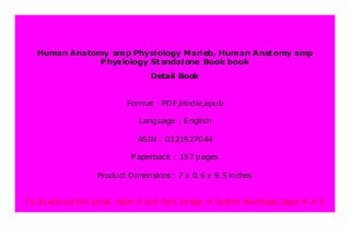 ebook_$ Human Anatomy amp Physiology Marieb, Human Anatomy amp Physio…