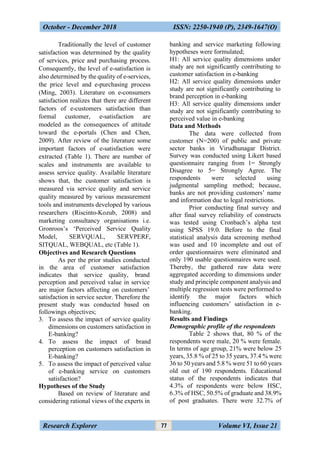 16 factors affecting the customer satisfaction in | PDF