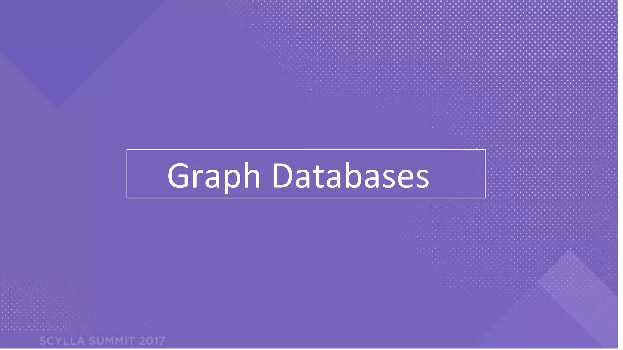 PRESENTATION TITLE ON ONE LINE
AND ON TWO LINES
First and last name
Position, company
Graph Databases
 