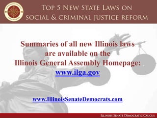 Top 5 New State Laws on Social & Criminal Justice Reform