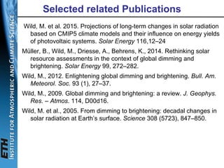Long term trends of solar radiation | PDF