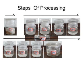 Steps Of Processing
 