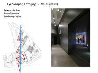 Σχεδιαςμόσ Κάτοψθσ - Voids (κενά)
Between the lines
Γραμμζσ ςκζψθσ
Οργάνωςθ - ςχζςθ
 