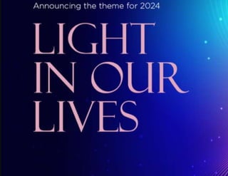 “Light in our lives.“ International Day of Light 2024.