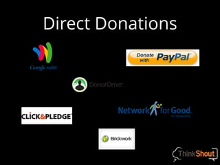 Direct Donations
 