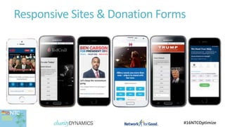 #16NTCOptimize
Responsive Sites & Donation Forms
 