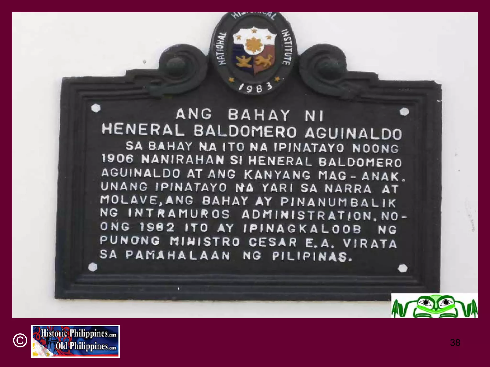 The historic and old Church of Our Lady of the Pillar, Imus, Cavite ...