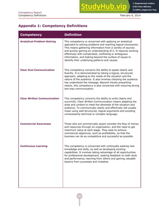 16PF Competency Report Sample | PDF