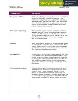 16PF Competency Report Sample | PDF