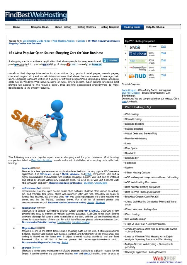 16 Best Open Source Shopping Cart Software Images, Photos, Reviews