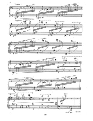 sensível                          dubiedade                   F
processos            56         C                            C#m
                                    si para                           harmônica
escalares e                                                                                              conceito de
acordais                                                                                                 resoluções
                      B                             Ab                                                    de
2o.                                                                               A
                                                                                                         sensíveis e
tetracorde                                                                                               jogos de
de B                                                                                                     quintas não
maior                                                                                                    prováveis

harmonias      oitavas                     oitavas                  oitavas                    oitavas
quartais
e
oitavas       57
que refor
çam
brilho e
transparência
              58




                                          oitava             oitava                   oitava
                          C#m
           59    Ab                                      F



                                                                   sensível mi de
                                          A                             F


                                                         C#m                               F
            60
                           C

                                                                              A
                                                  Ab
sensível         B
si de C



           61                                  oitavas


trinado
textura


superposição                                                        alusão ao trítono
intervalar                                                          a cadenciação
2as. menores                                                        mas contra a
                                                             271    convenção
 