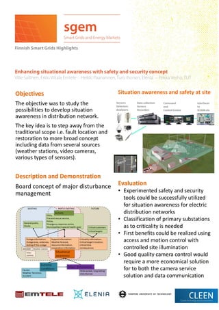 Enhancing situational awareness with safety and security concept