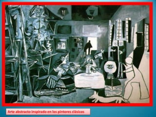 Arte abstracto inspirado en los pintores clásicos