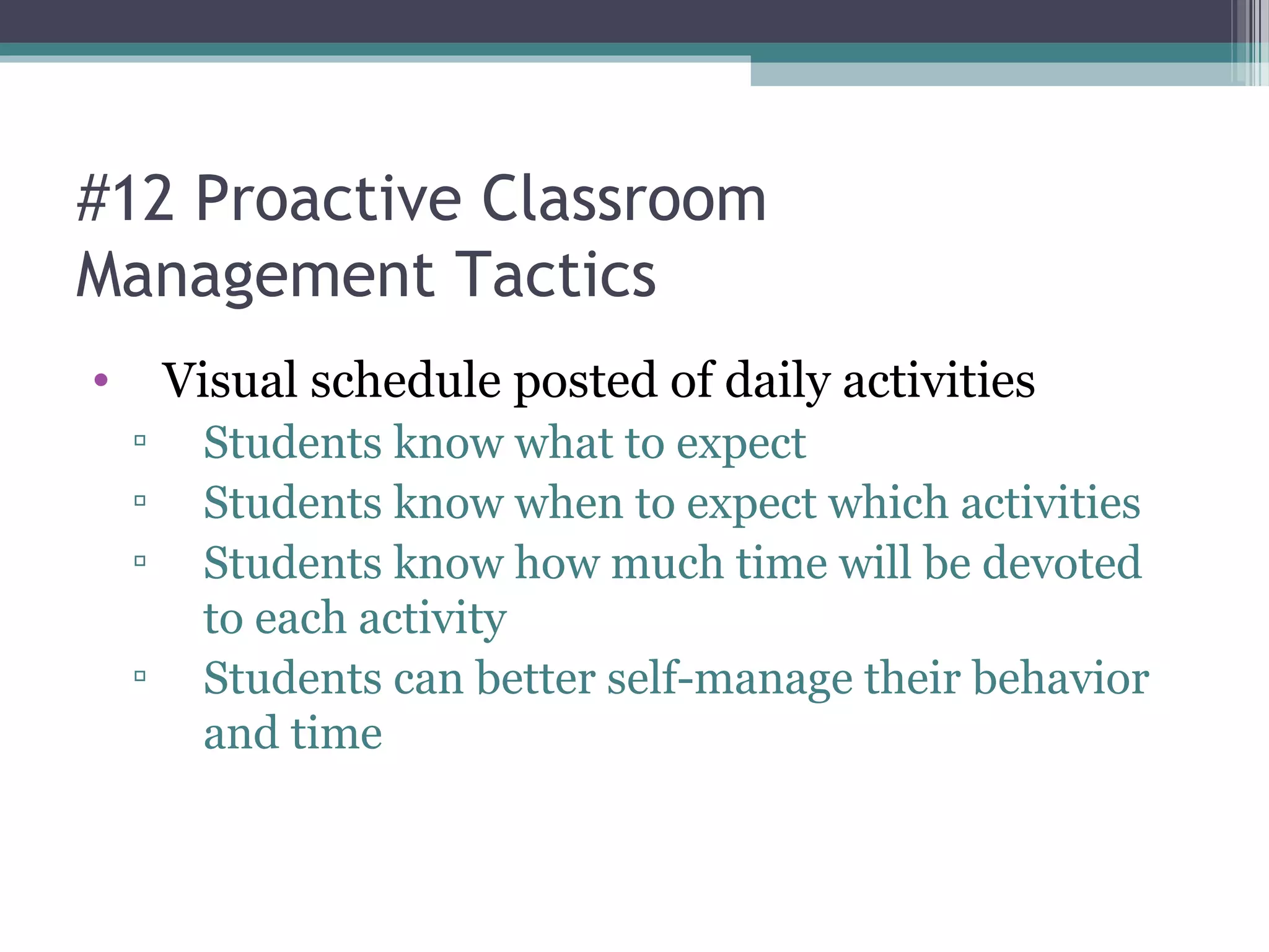 16 proactive classroom management | PPT
