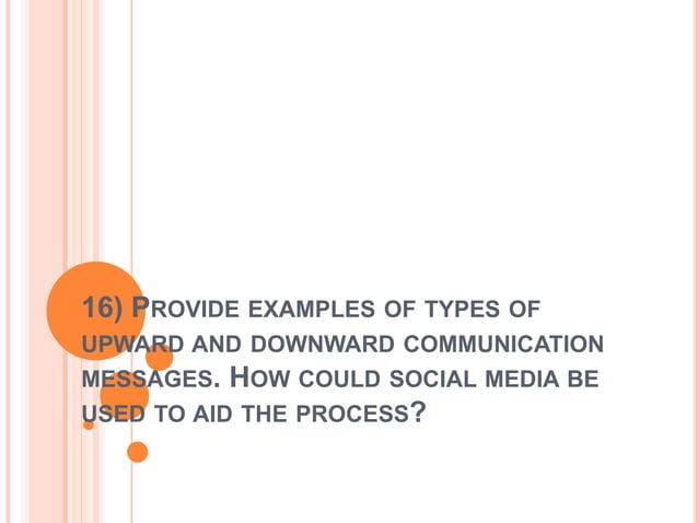 16) provide examples of types of upward | PPTX | Technology & Computing