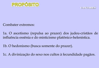 V. 5º Poema: A Formosura da Noiva (6.4-8.4)
A Descrição da Noiva pelo Noivo (6.4-9)
O Noivo e os Amigos Conversam sobre a Noiva (6.10-13)
Outras Descrições da Noiva (7.1-8)
O Amor da Noiva pelo Noivo (7.9-8.4)
VI. 6º Poema: A Suprema Beleza do Amor (8.5-14)
A Intensidade do Amor (8.5-7)
O Desenvolvimento do Amor (8.8,9)
O Contentamento do Amor (8.10-14)
CANTARESCANTARES
 