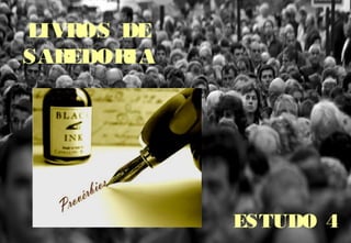 ESCRITORES: Salomão (Prov 1.1-9.18; 10.1-22.16; 25.1-29.27)
Sábios (filósofos) – (Pv 22.17; 24.23)
Os homens de Ezequias (Pv 25)
Agur (filho de Jaque) (Pv 30)
Rei Lemuel (inspirado por sua mãe)(Pv 31)
DATA: 950 – 700 a.C.
TÍTULO:
Grego Paroimivai - Paroimiai (Provérbios)
Hebraico yel.vim- Mishlêy (Provérbios)
Provérbios é uma compilação editorial, tal como é Salmos.
Desconhece-se a biografia dos escritores Agur e Lemuel.
PROVÉRBIOSPROVÉRBIOS
 