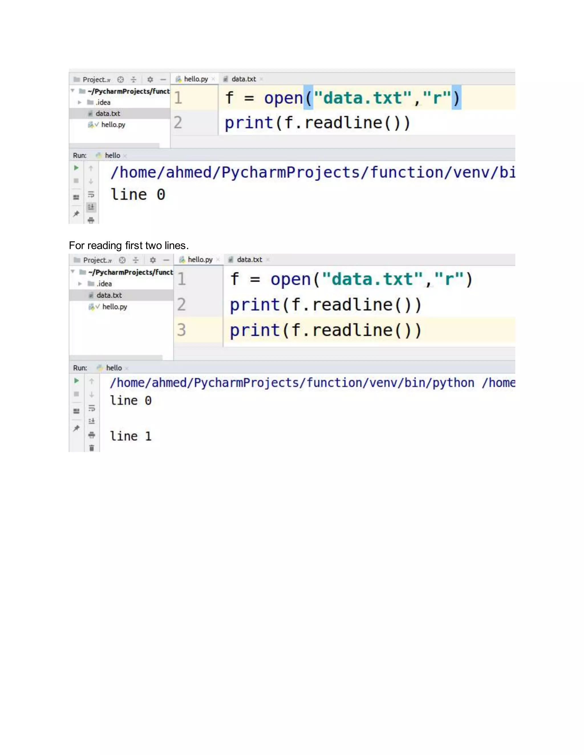 python file handling | DOCX