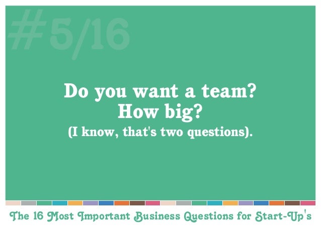 questions for entrepreneurs