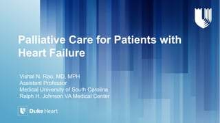 Palliative Care for Patients with Heart Failure | PPTX