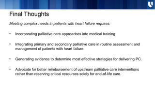 Palliative Care for Patients with Heart Failure | PPTX