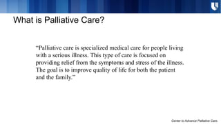 Palliative Care for Patients with Heart Failure | PPTX